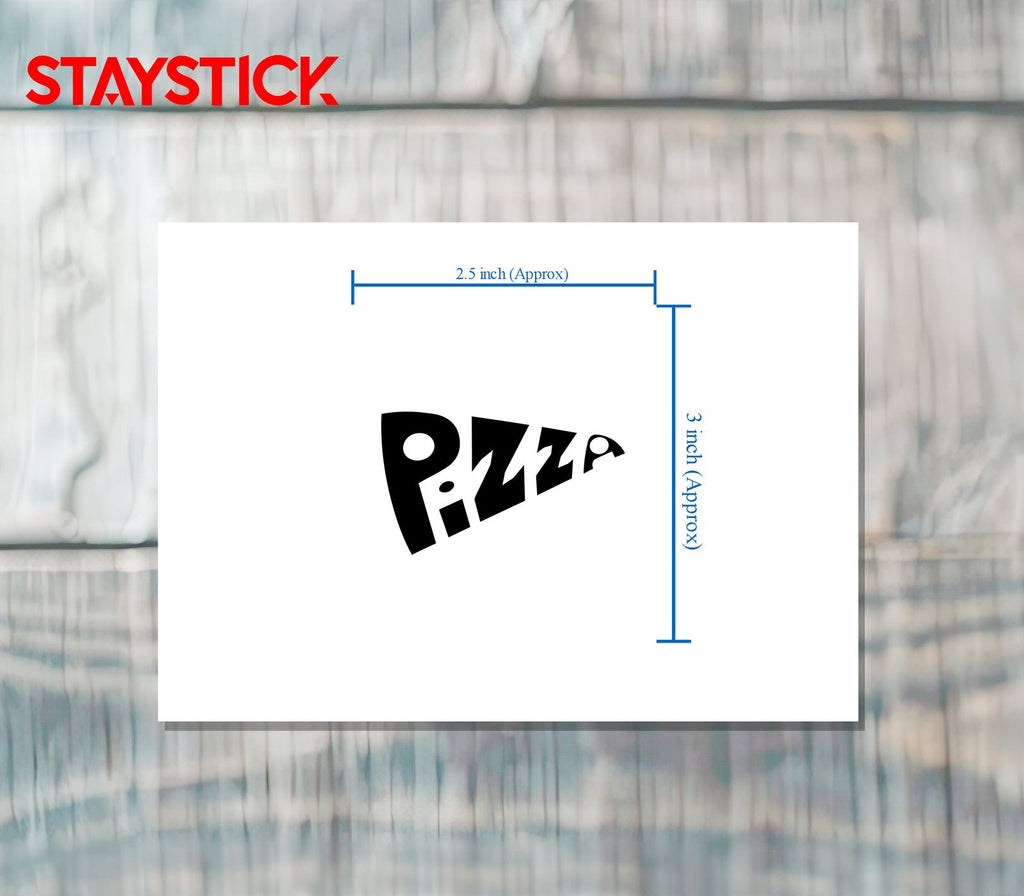 PIZZA STICKER Premium Vinyl Sticker