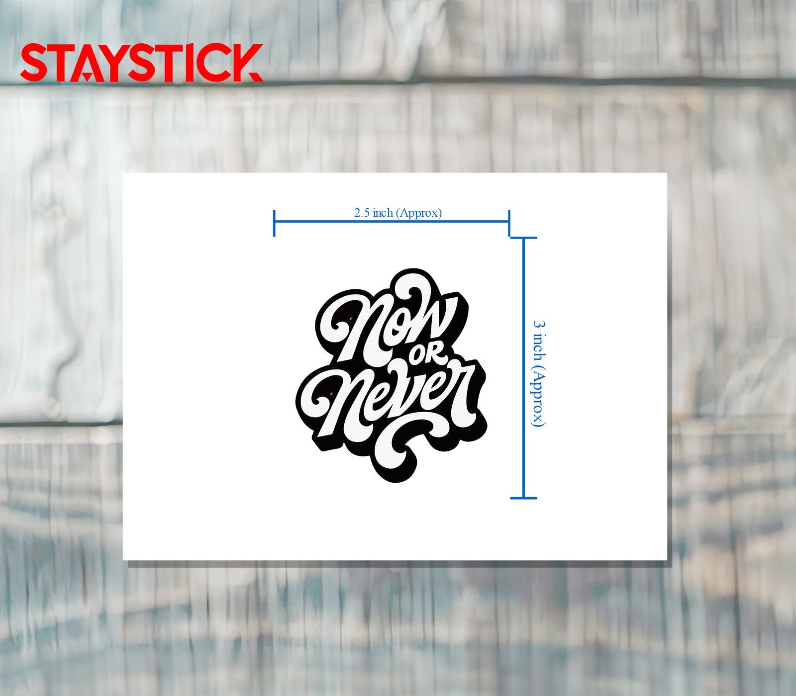 NON STICKER Premium Vinyl Sticker