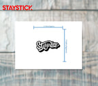 STAY IN LINE STICKER Premium Vinyl Sticker