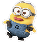 Funny Minion Sticker Premium Vinyl Sticker