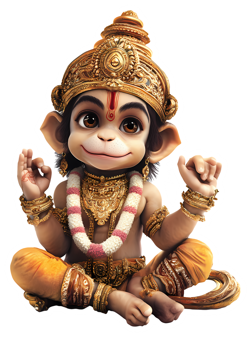Hanuman God Sticker Premium Vinyl Sticker