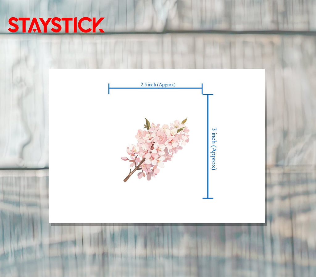 FLOWER STICKER Premium Vinyl Sticker