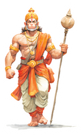 Big Hanuman God Sticker Premium Vinyl Sticker