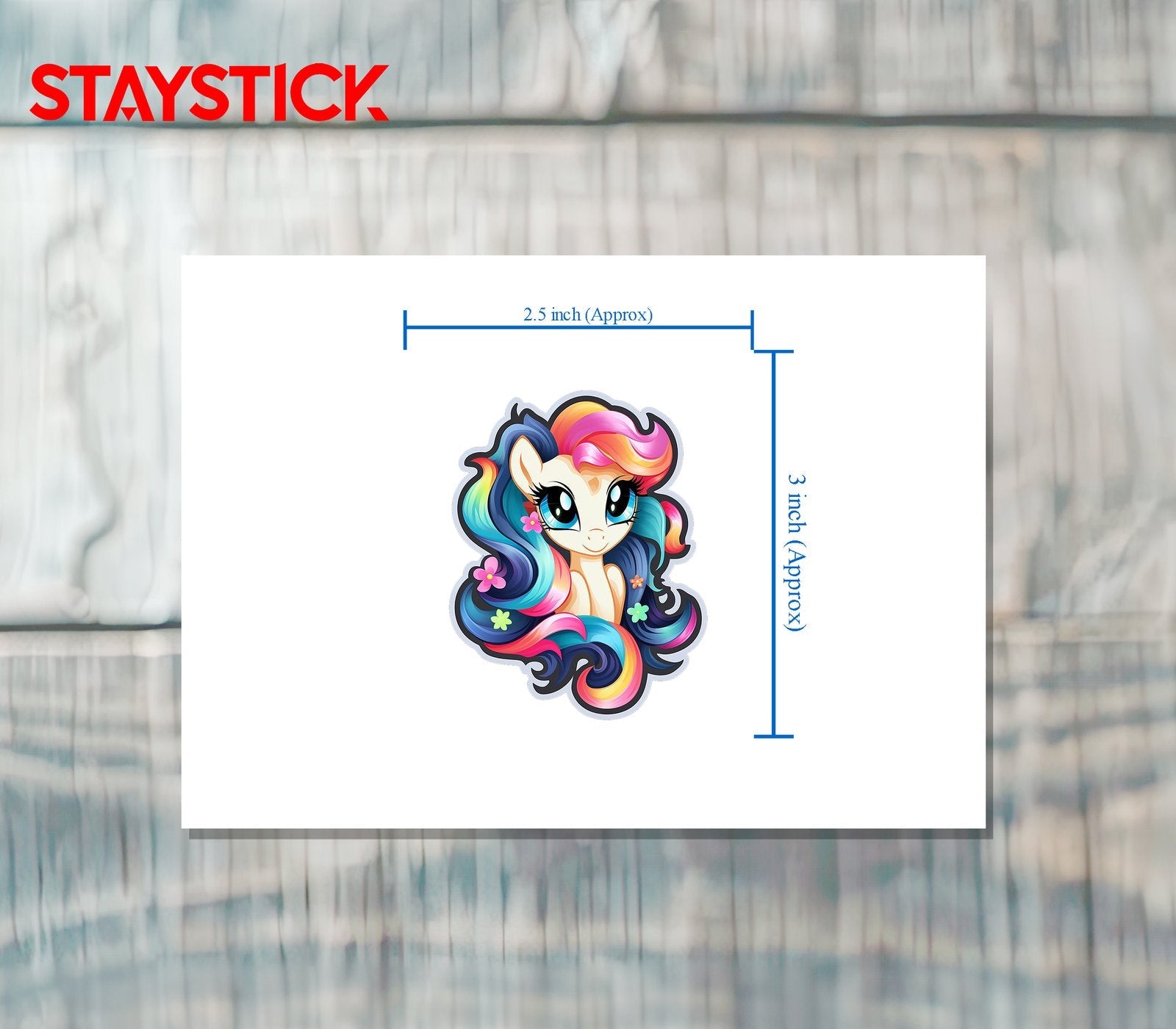 CUTE GIRL STICKER Premium Vinyl Sticker