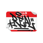 TAG STICKER Metalized Sticker