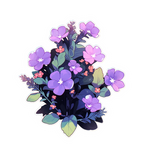 FLOWER STICKER Premium Vinyl Sticker