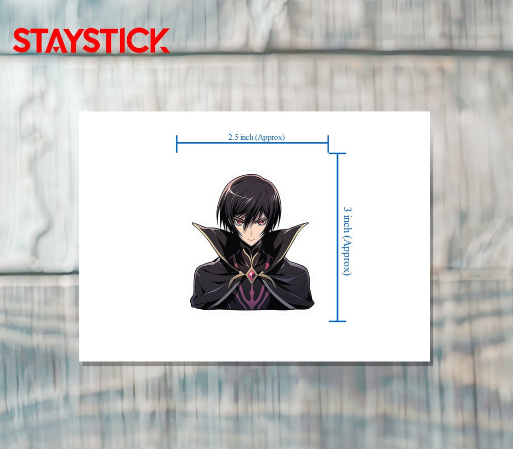MEN ANIME STICKER Premium Vinyl Sticker