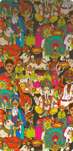 INDIAN CULTURE MOBILE STICKER