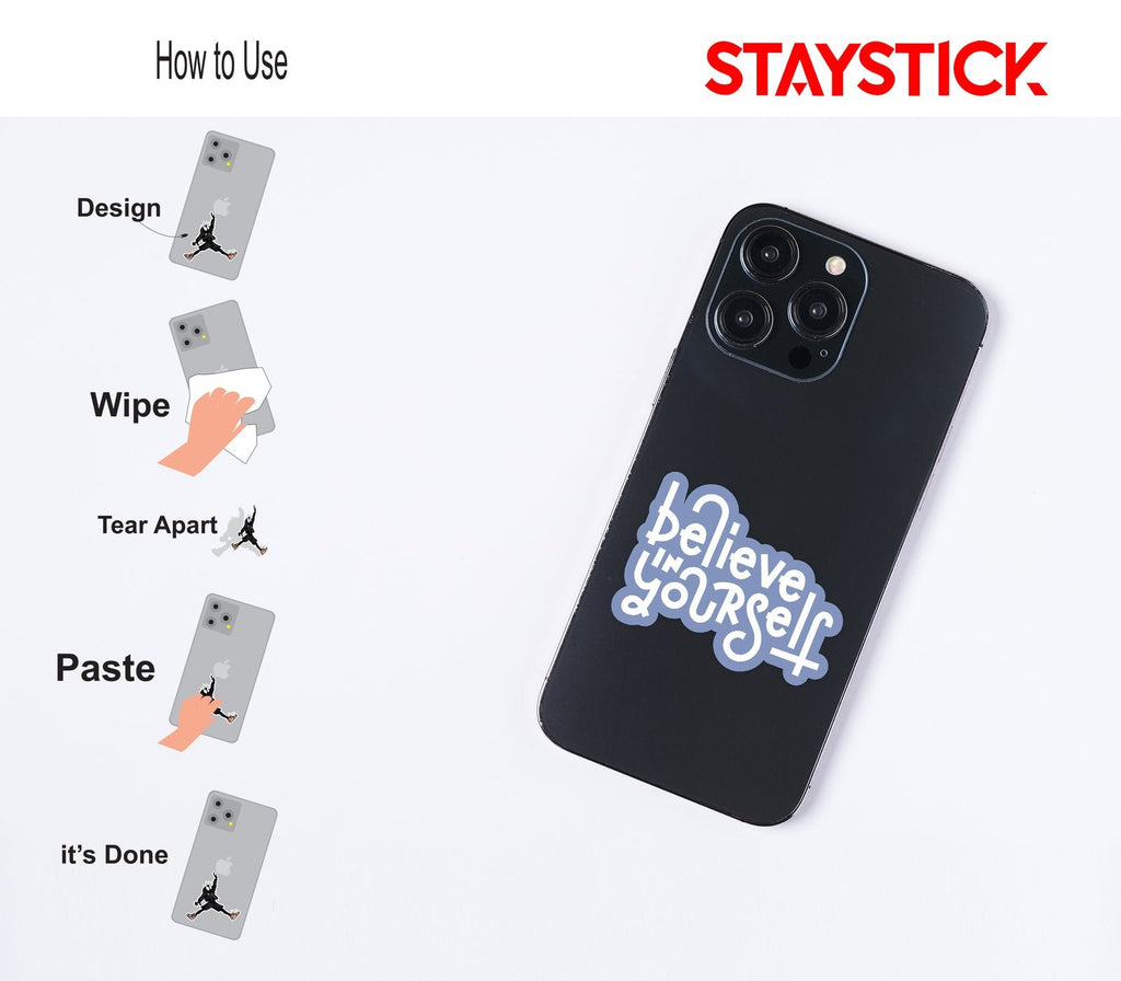 MOTIVATIONAL STICKER Metalized Sticker