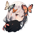 CUTE ANIME STICKER Premium Vinyl Sticker