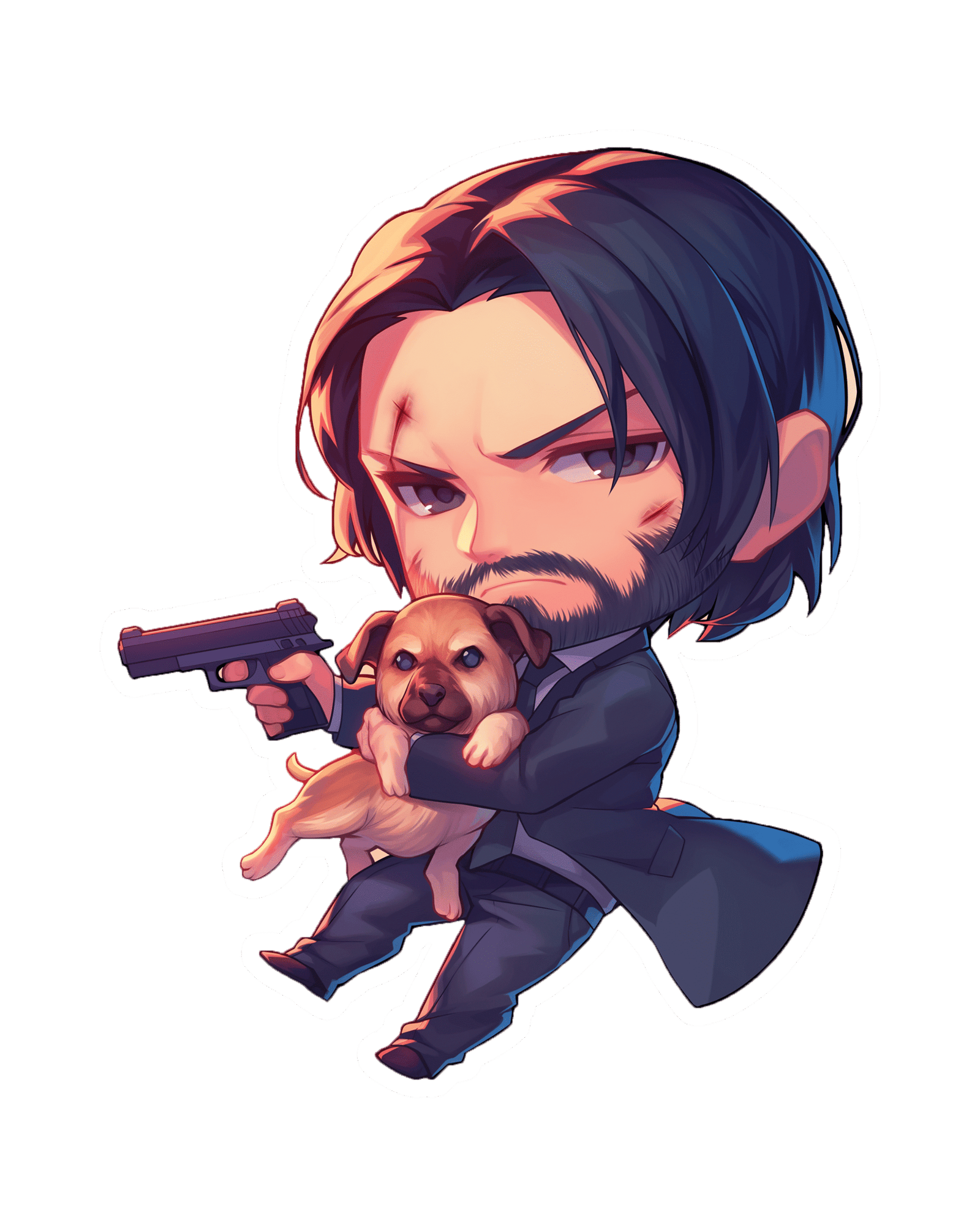 JOHN WICK STICKER Premium Vinyl Sticker