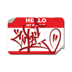 TAG STICKER Metalized Sticker