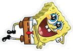 Surprised Patrick Star Sticker 3D Premium Sticker