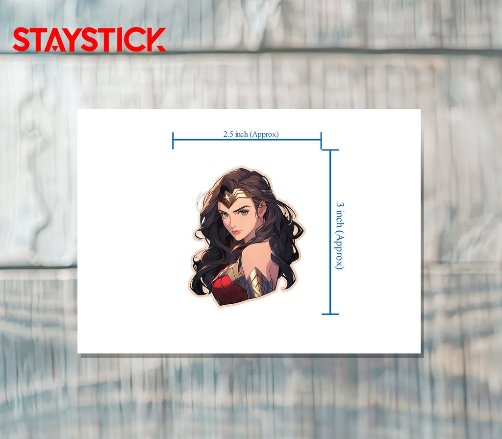 WONDER WOMEN STICKER Premium Vinyl Sticker