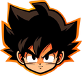 GOKU HEAD STICKER Premium Vinyl Sticker
