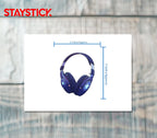 HEAD PHONE STICKER Premium Vinyl Sticker