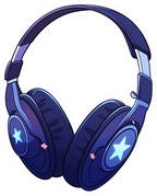 HEAD PHONE STICKER Premium Vinyl Sticker