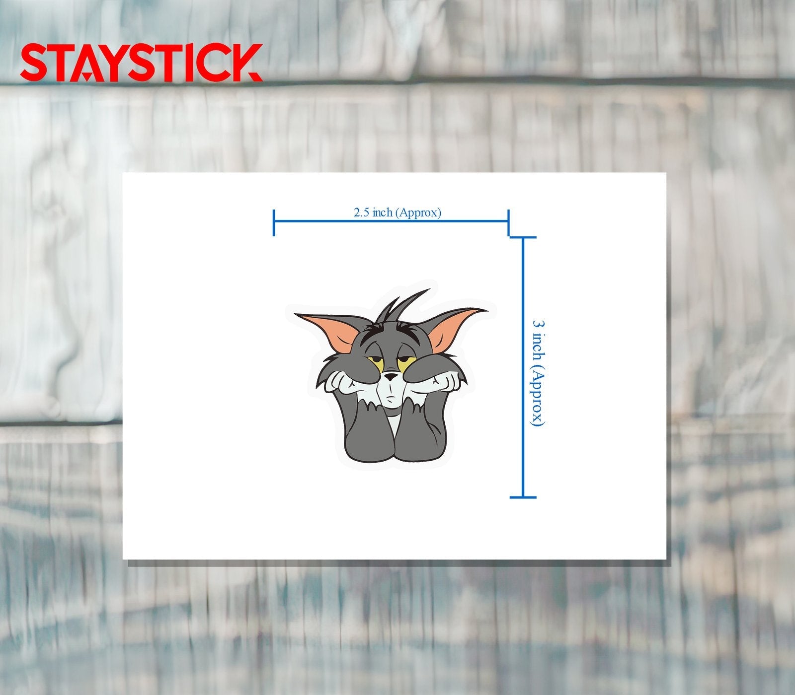 SAD TOM STICKER Premium Vinyl Sticker
