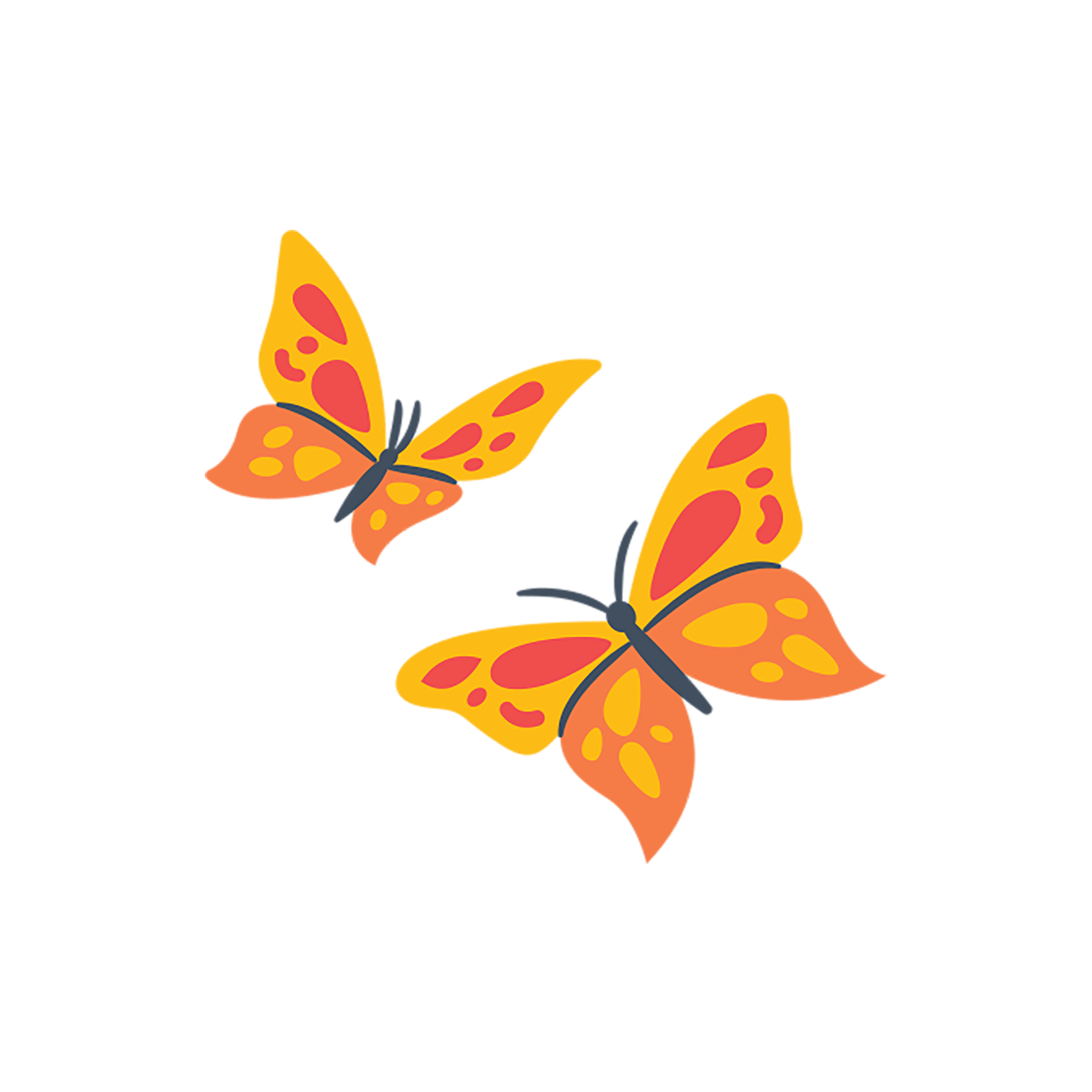 BUTTER FLY STICKER Premium Vinyl Sticker