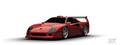 Red Ferrari F40 Sports Car Sticker Premium Vinyl Sticker