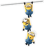 Hanging Minions Sticker Premium Vinyl Sticker