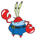 Mr. Krabs Sticker Premium Vinyl Sticker