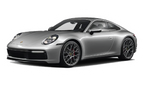 Silver Porsche 911 Sports Car Sticker Premium Vinyl Sticker