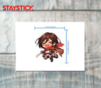Cute Girl Sticker Premium Vinyl Sticker