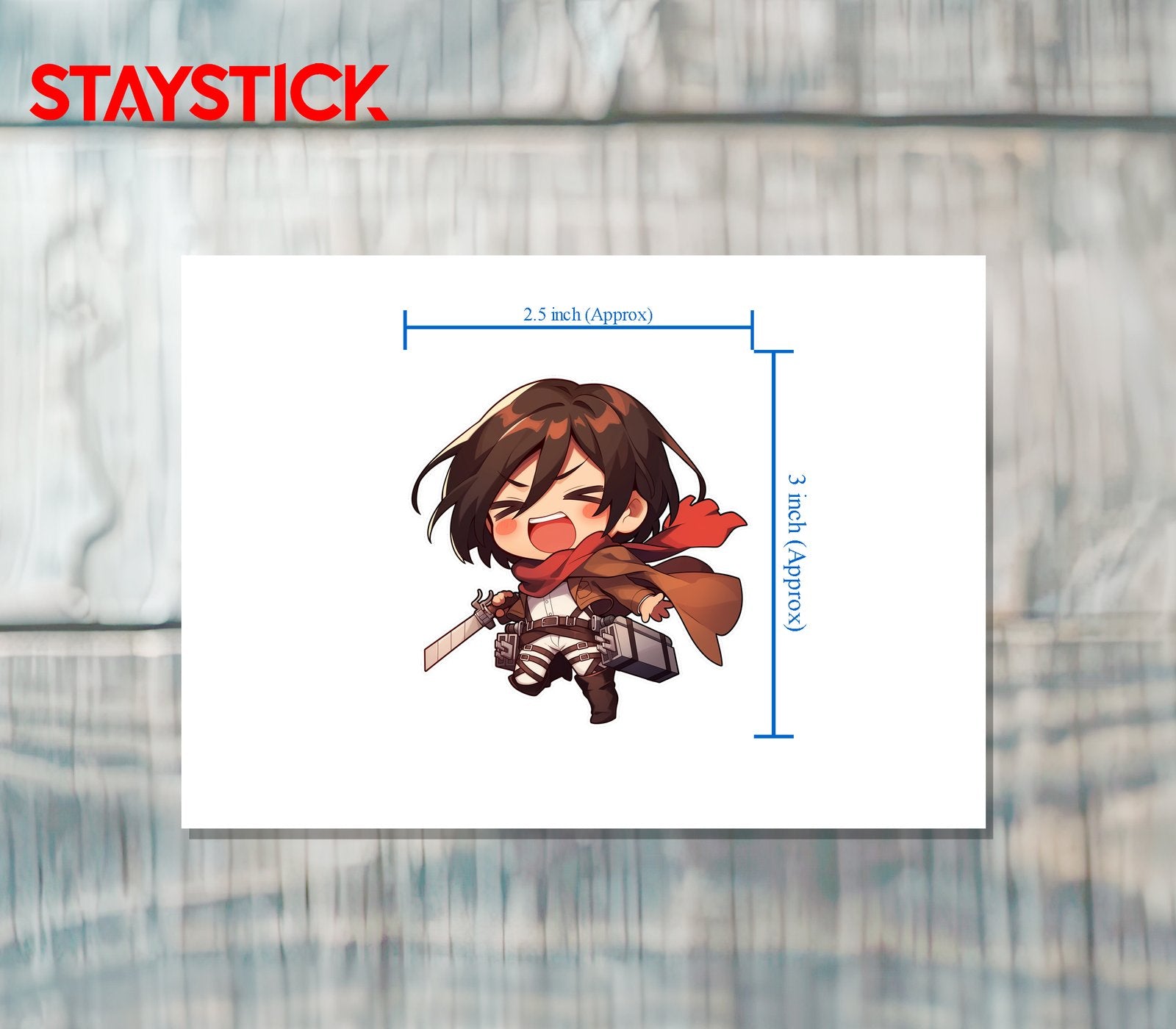 Cute Girl Sticker Premium Vinyl Sticker