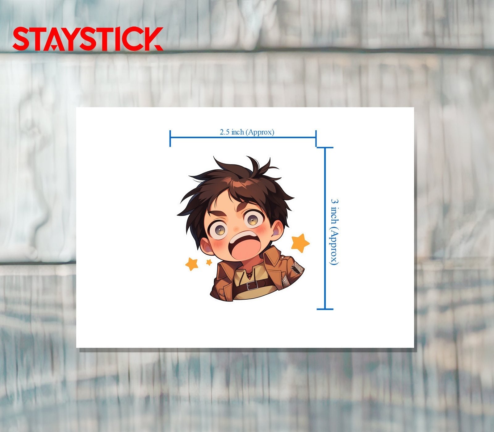 Laugh boy sticker Premium Vinyl Sticker