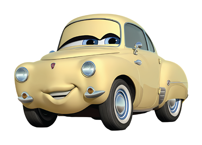 Lizzie Cars Movie Sticker Premium Vinyl Sticker