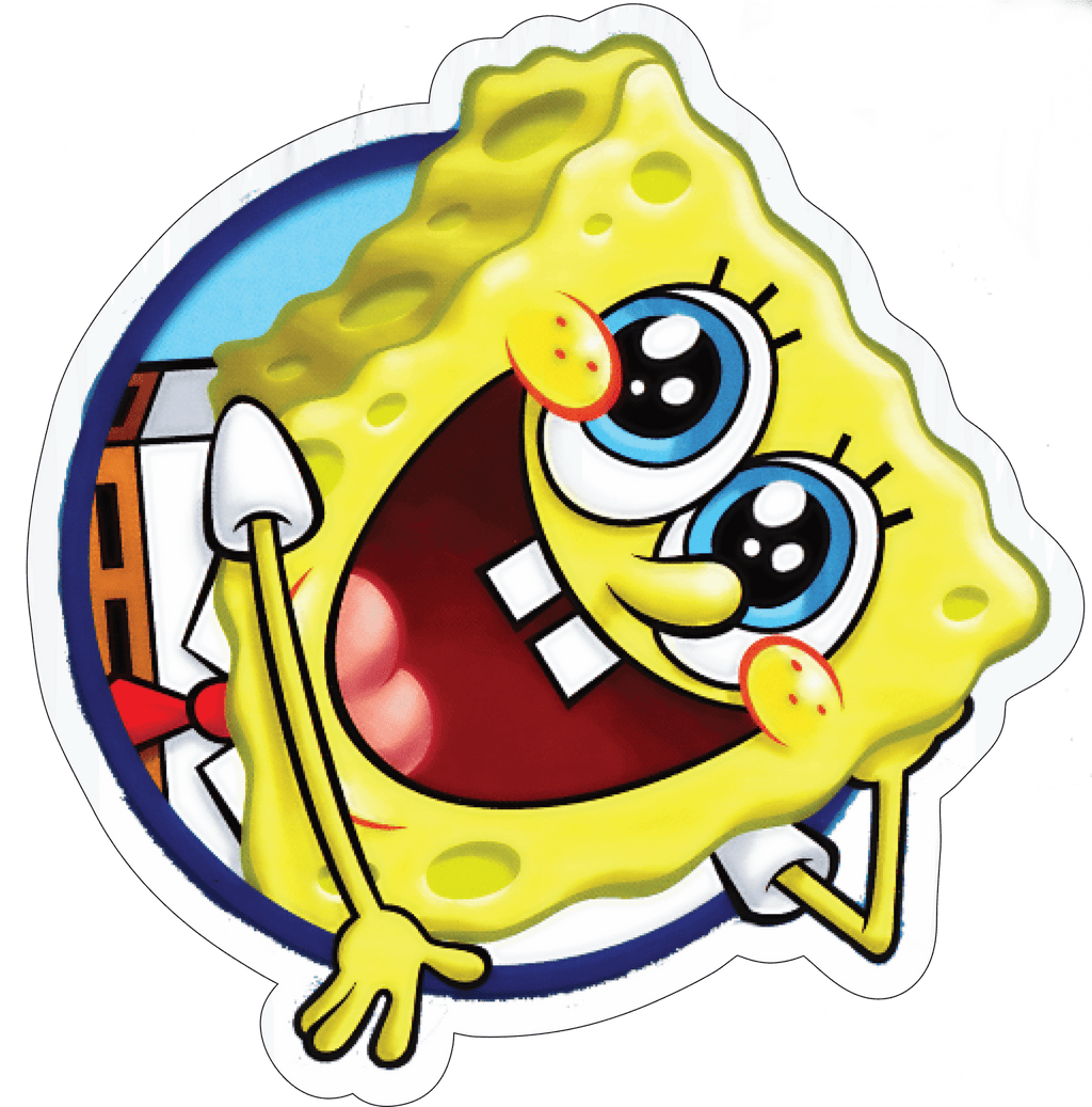 Surprised Patrick Star Sticker 3D Premium Sticker