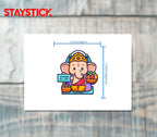 Baby Ganesh Sticker Premium Vinyl Sticker
