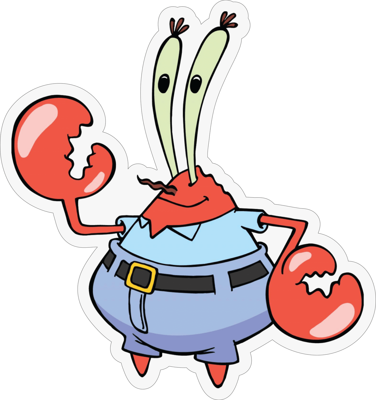 Mr. Krabs 2 Sticker Premium Vinyl Sticker