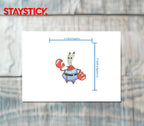 Mr. Krabs 2 Sticker Premium Vinyl Sticker