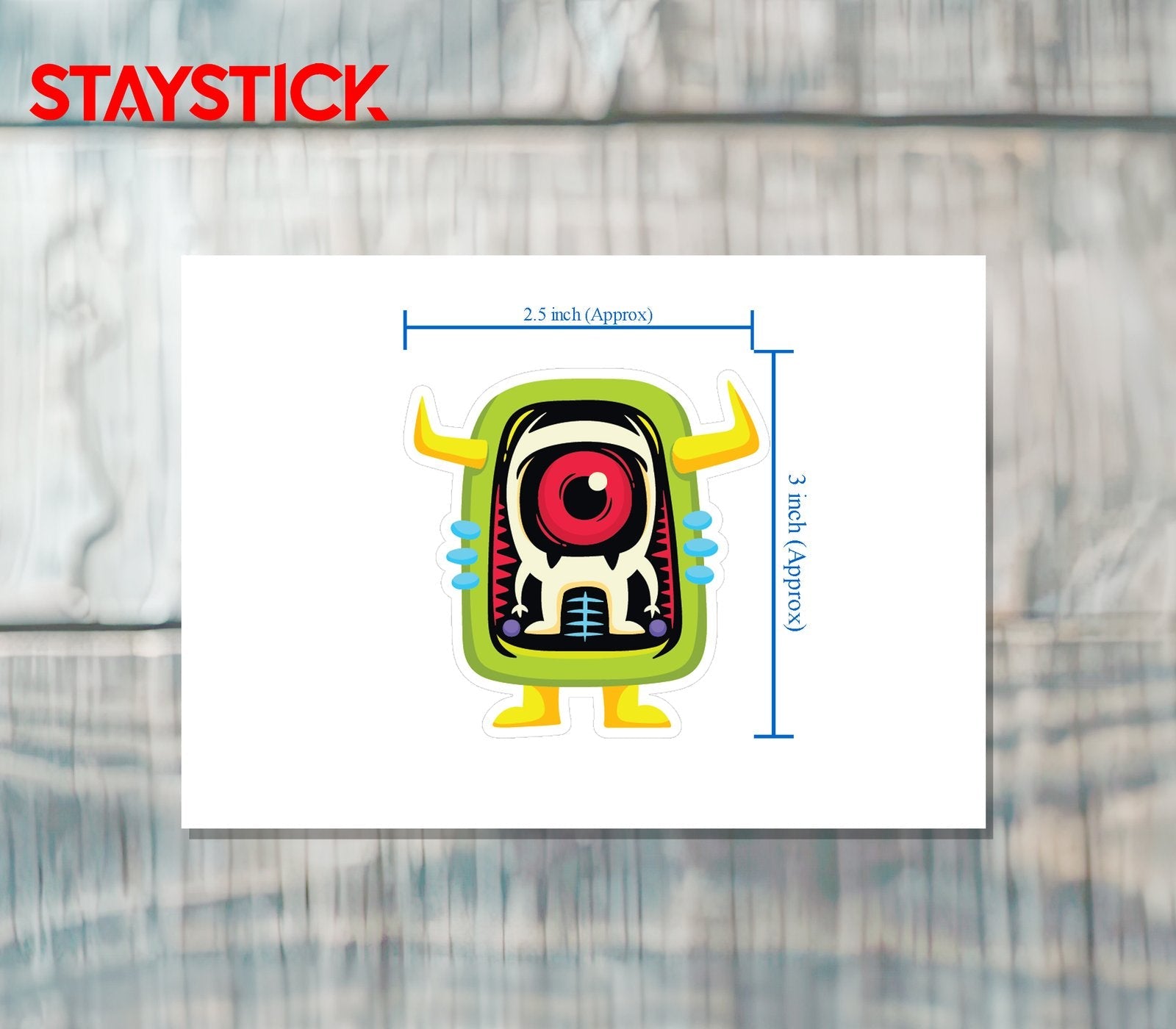 ALIAN STICKER Premium Vinyl Sticker