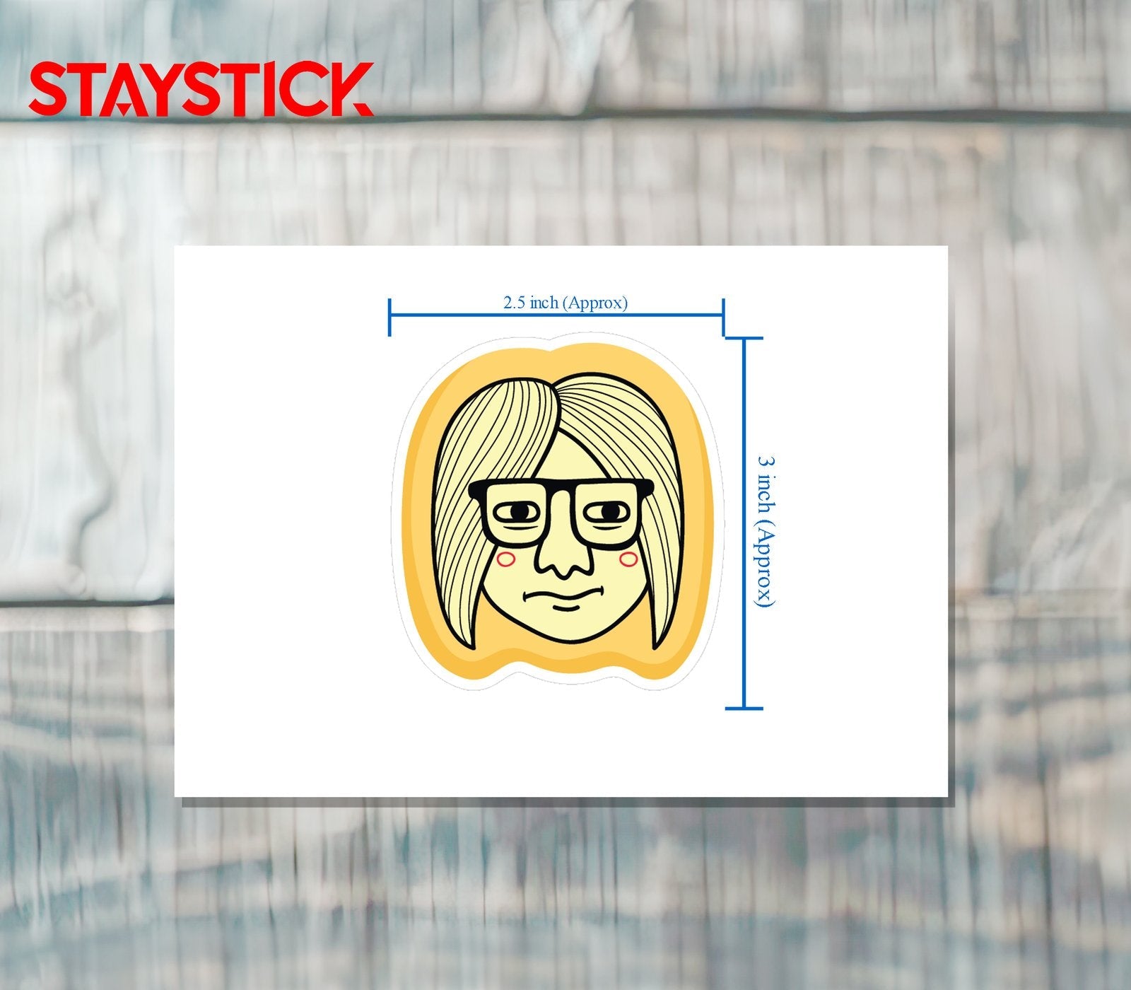Cartoon Sticker Premium Vinyl Sticker