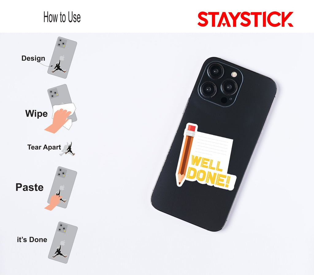MOTIVATE STICKER Metalized Sticker