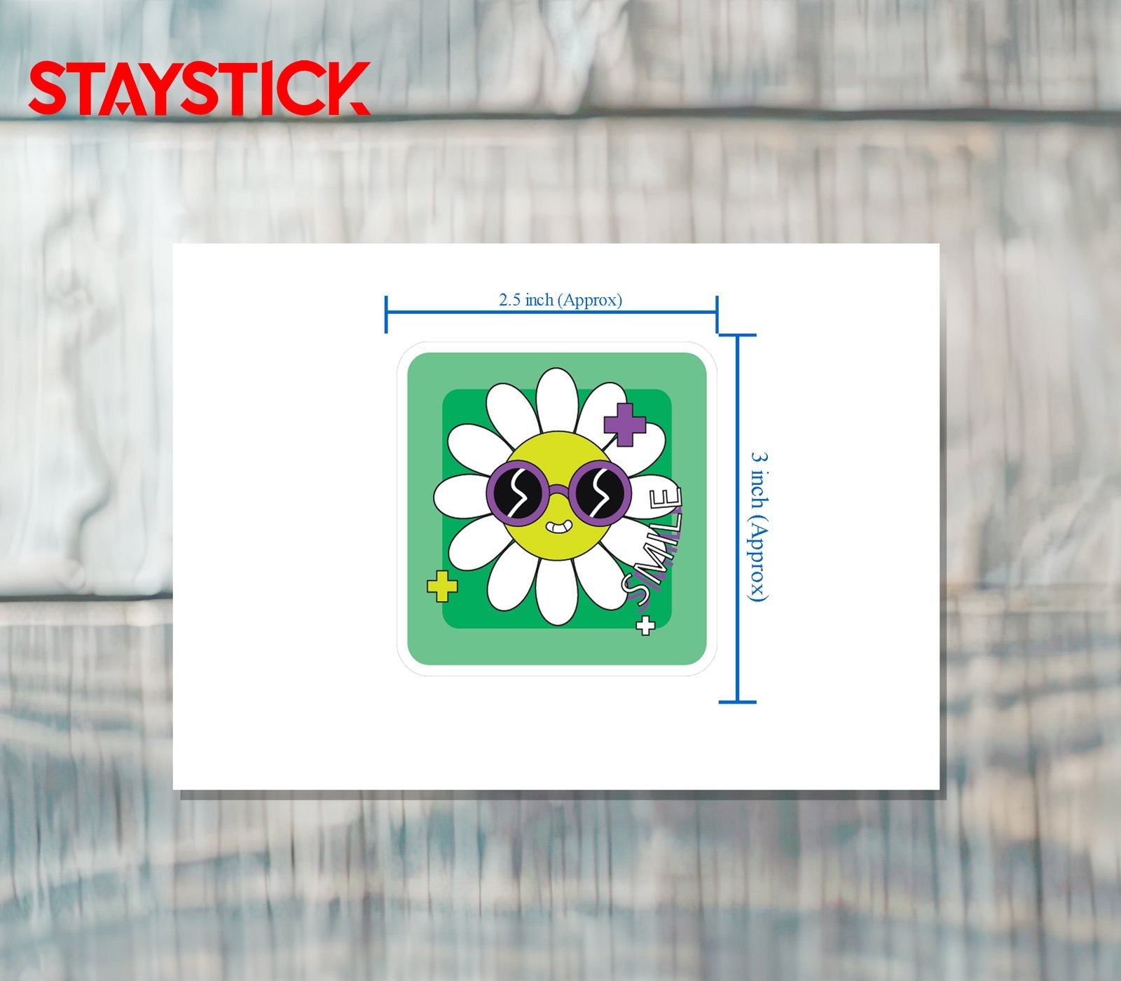 Flower Sticker Premium Vinyl Sticker