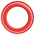 RED CIRCULER STICKER Safety Sticker