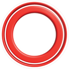 RED CIRCULER STICKER Safety Sticker
