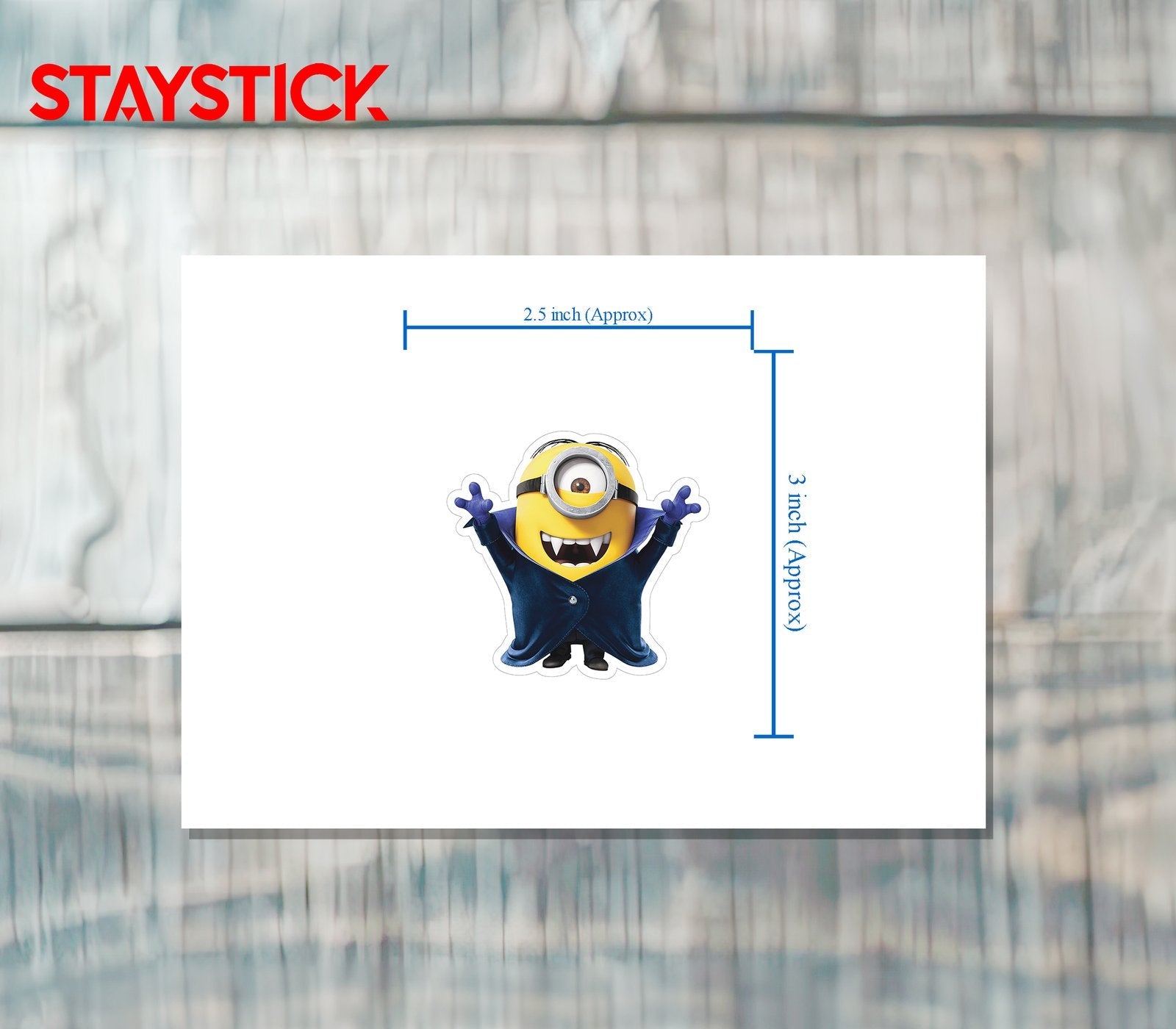 Vampire Minion Sticker Premium Vinyl Sticker