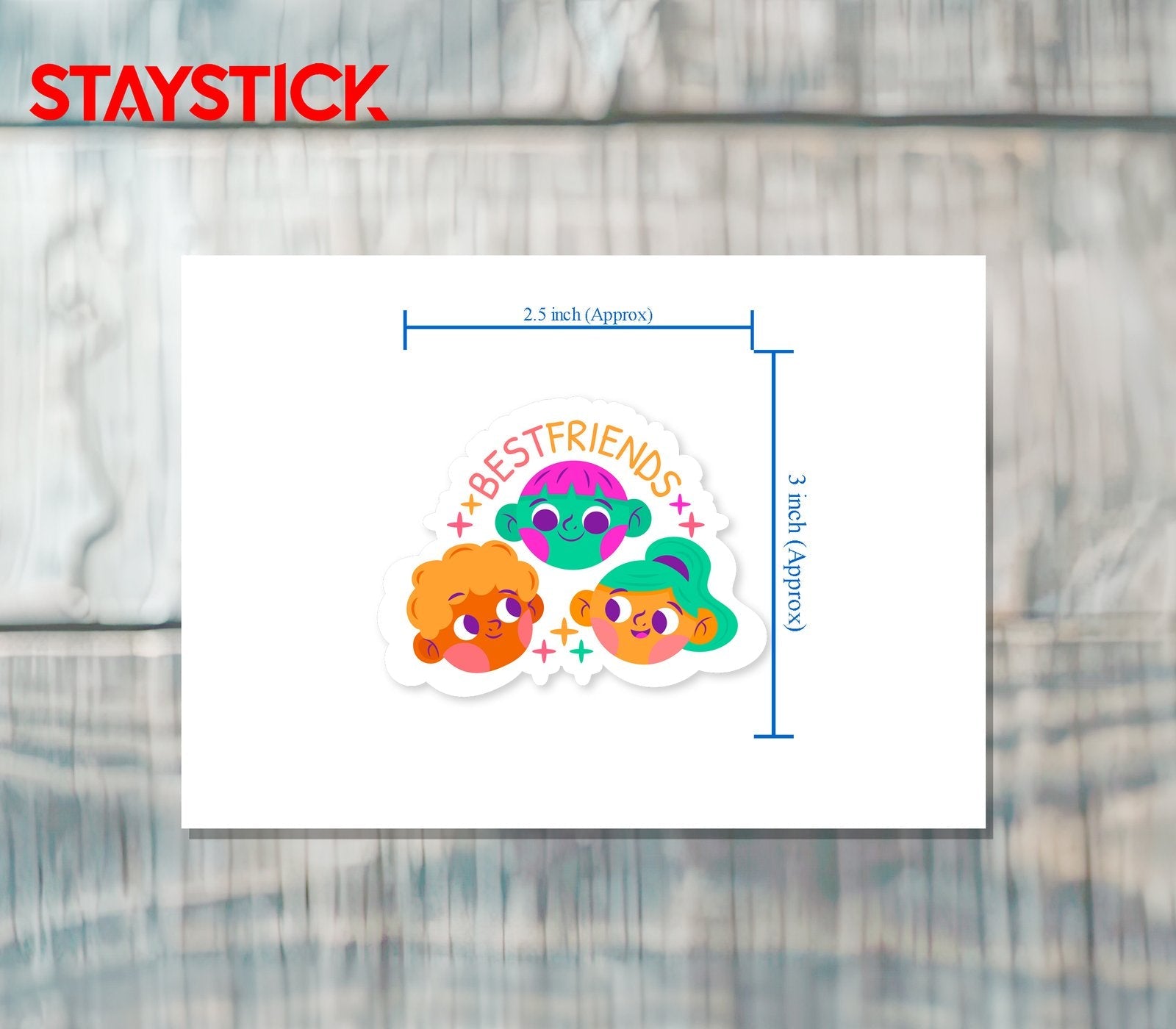 CHARACTER STICKER Premium Vinyl Sticker