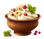 Whipped Cream Dessert Sticker Premium Vinyl Sticker