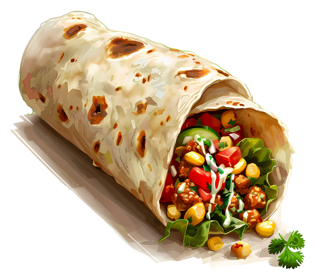 Delicious Burrito Sticker Premium Vinyl Sticker