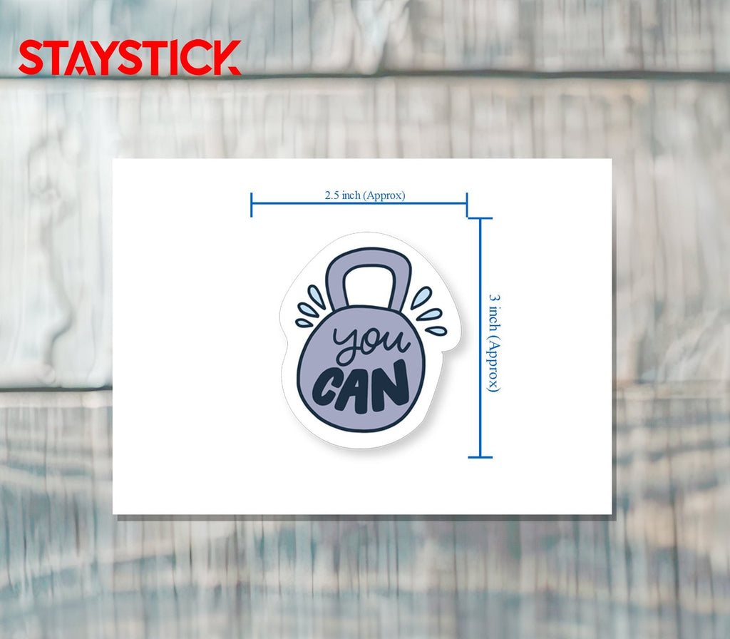 YOU CAN STICKER Premium Vinyl Sticker