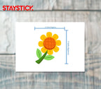 FLOWER STICKER Premium Vinyl Sticker
