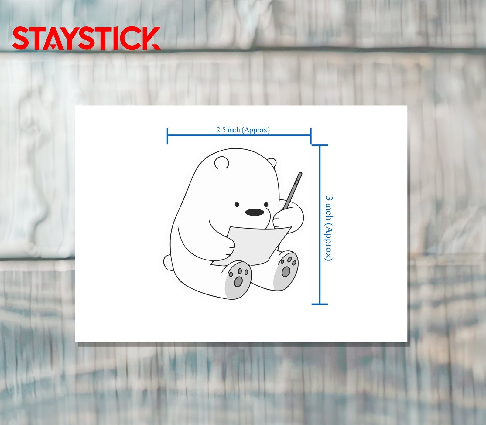 PANDA STICKER Premium Vinyl Sticker