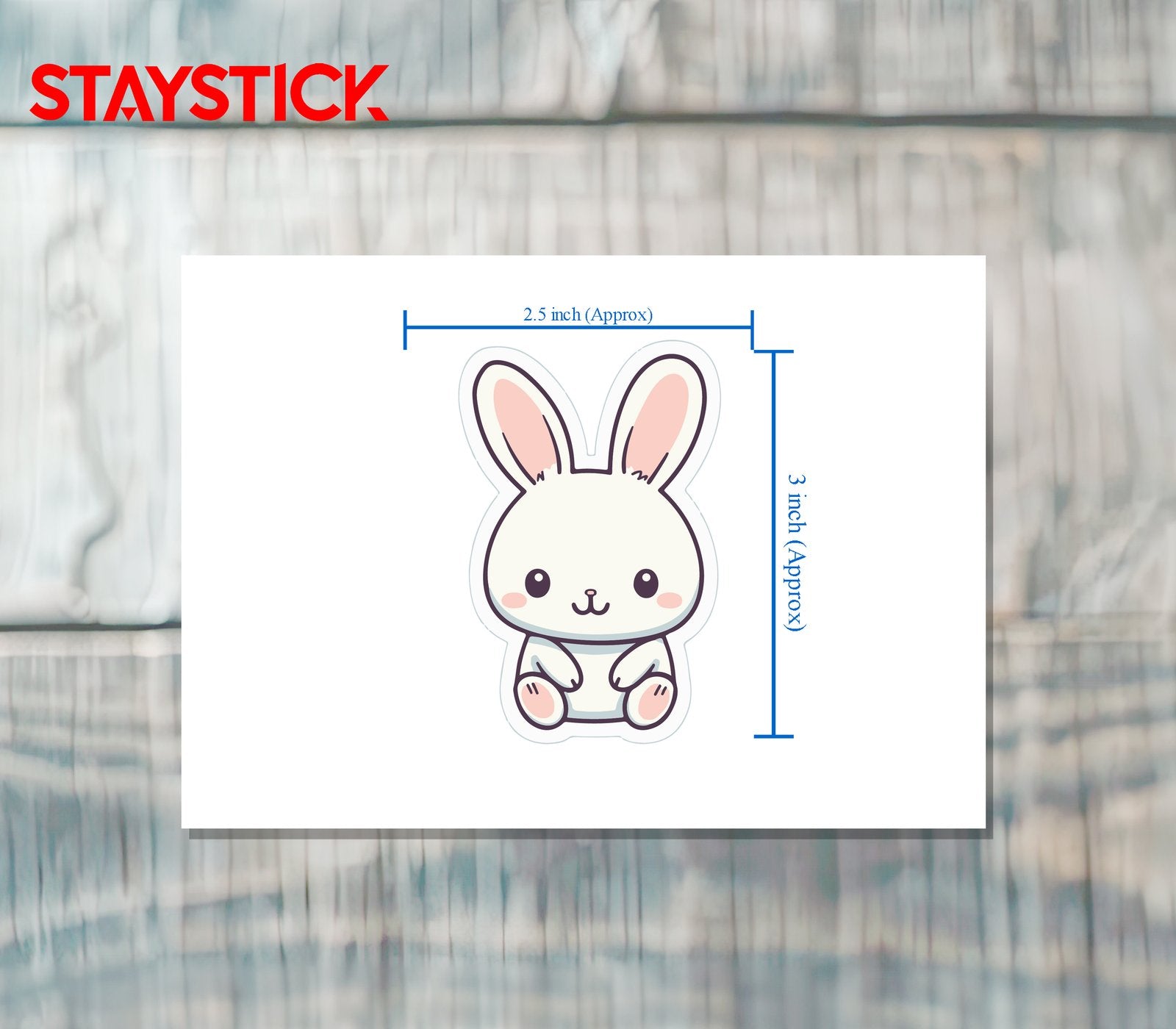CUTE PUPPY STICKER Premium Vinyl Sticker