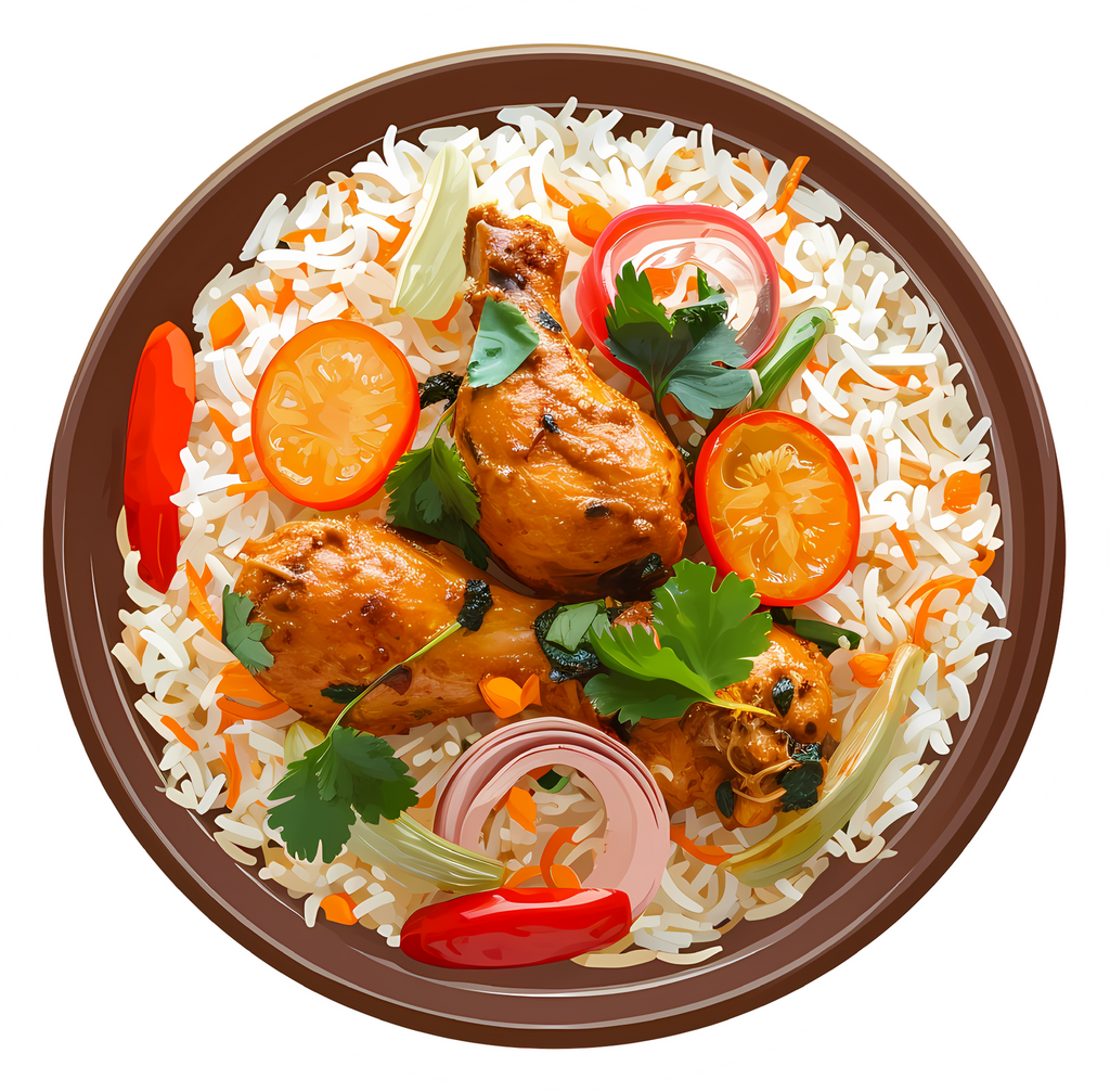 Chicken Biryani Sticker Premium Vinyl Sticker